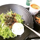 #beefbibimbap #ricecakes
#sgfood #sgeat #hungrygowhere #instag #koreanfood
#instagfood #foodpic #burpple #whati8tdy #wheretoeat #cafesg #grabfood