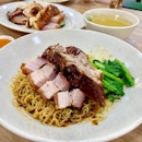 Roasted Duck Noodle With Roasted Pork
