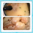 #breakfast#congee#fish#prawn#dumpling