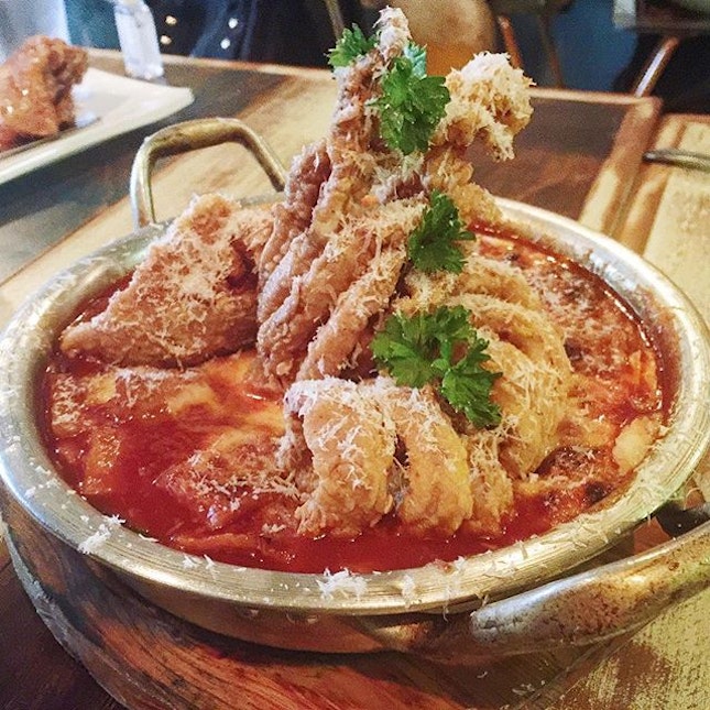 Snow Squid Topokki [$35] • #throwback to this really memorable spicy dish.