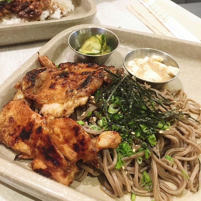 Grilled Chicken with Soba [$10.80] • Rather average meal, liked the burnt/ chaotah flavour from the chicken, quite different from the rest I've had so far but not mind blowing.