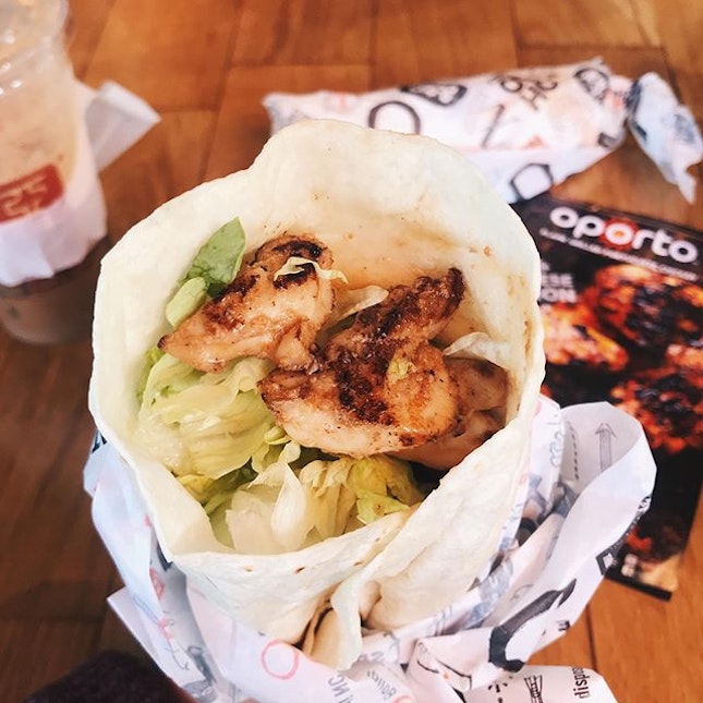 opporto chicken rappa; this wrap way exceed my expectations.