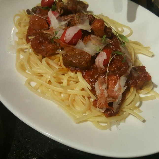 Spaghetti with Steak
