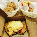 When Chizza arrived in Sg, it's time to feast at KFC!!