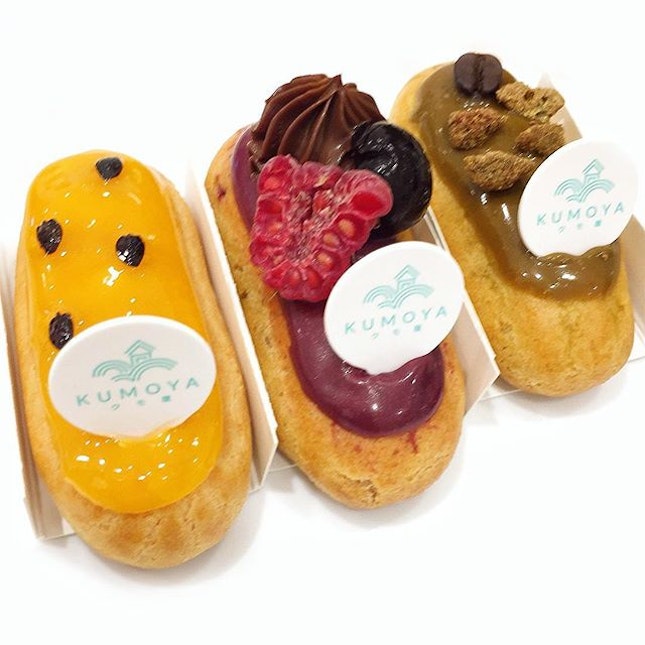 Passionfruit, Black Forest, Coffee Eclairs
☻☻☻☻☻☻☻☻☻☻
The newly opened Kumoya is a revamp from the now defunct Karafuku.