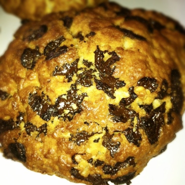 This chocolate scone is to die for.
