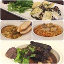 Baked Portobello with Brie Cheese ($16) - Yummy mushrooms but too much garlic that overpowered the light creamy cheese 🍄 Seafood Bouillabaisse with Baguette ($26) - Fresh prawns, squids & fish in tasty soup 🦐 Seared Scallop Pasta ($20) - Delicious spaghetti in tasty tomato sauce 🍝 Crispy Wagyu Beef Cheek ($38) - super love this crispy on the outside, soft & tender on the inside.