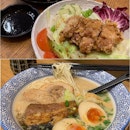 Friday Ramen Dinner Date with Secondary Classmates (老同学）🤣 🍜 Love the sauce of Mustard Chicken Salad ($5.80)!