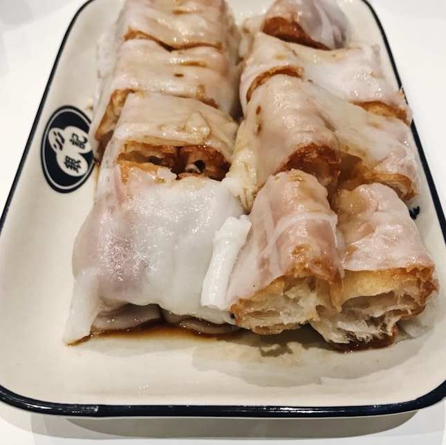 Rice Roll With Fried Dough Sticks ($6.50)
