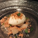 Crumble, Pear Gelee And Pear With Vanilla Ice Cream (part of Rizu Omakase)