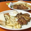 Chicken Chop With Egg