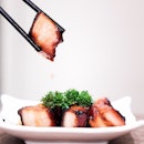 Pork Belly Char Siew ($16++, portions enough for 2).