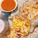 late night delivery from @foodpandasg my recent fav mushroom and cheese prata!