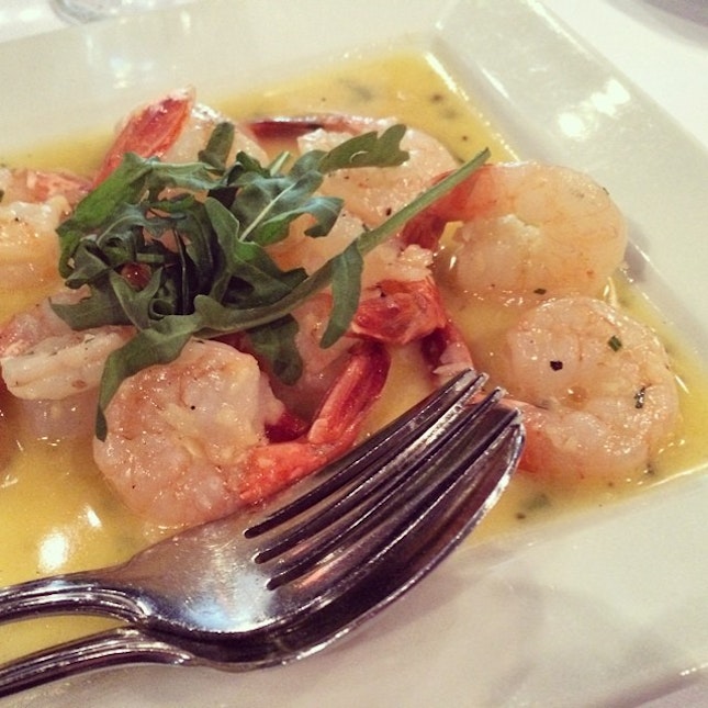 Succulent sauteed prawns #italian #food #seafood