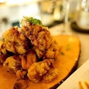 The parmesan chicken is a delightful fusion of east meets west with @tfsprivateworks take on the simple chicken karage.