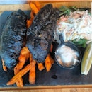 Charcoal Fish And Chips
