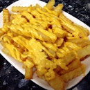 cheesy fries 💛 #nofilter