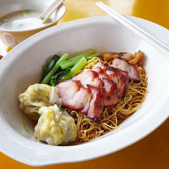 #Delicious wanton noodles recommended by Michelin Bib Gourmand.