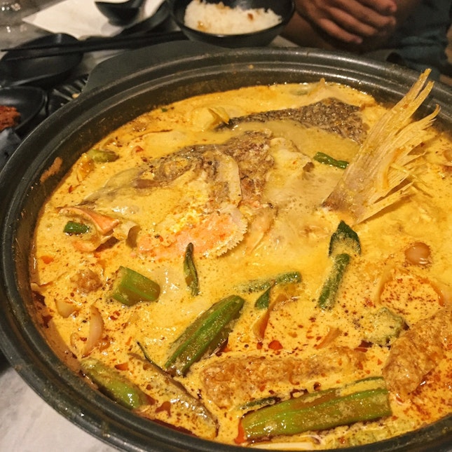 Curry Fish Head 🐟 ($28)