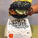 Why did the Ninja Burger remind me of the Nasi Lemak Burger but with a black bun?