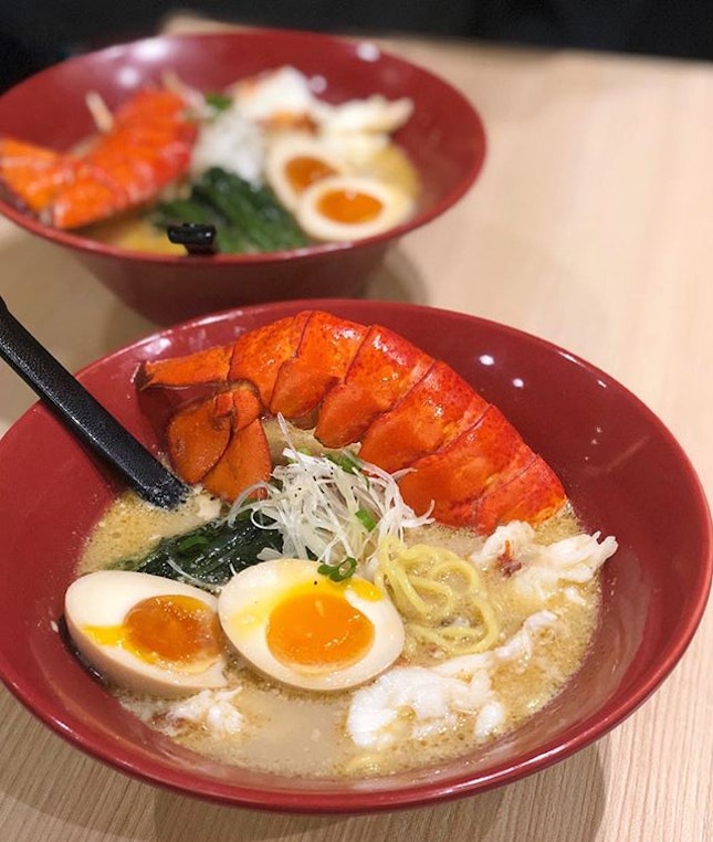 We couldn’t hold back checking this out when we saw them offering a superior lobster ramen.
