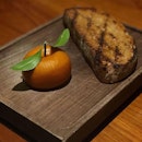 The famous Fruit Cake by Heston, 1 of our must-try picks at @dinnerbyhb for our 3-course meal.