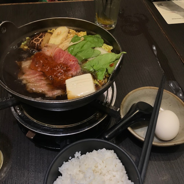 fiery beef sukiyaki