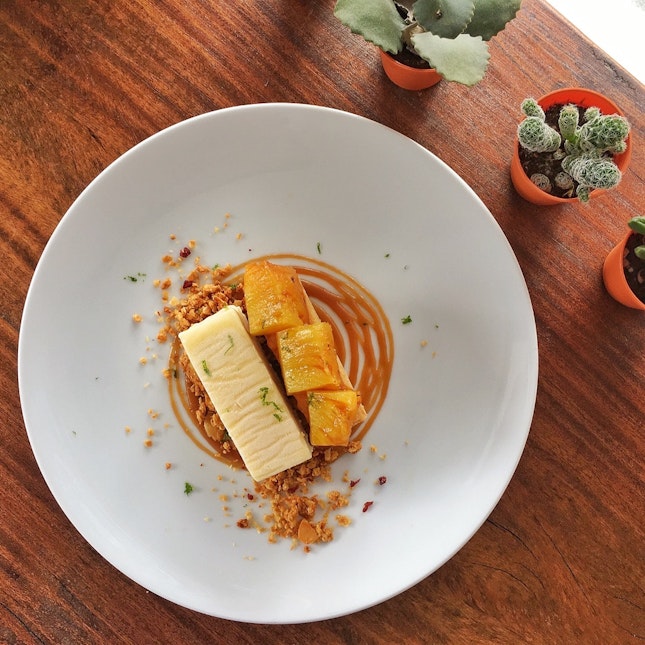 Roasted Pineapple and Coconut Parfait