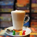 <Honey Longan Latte $4+> But you have to play games there!