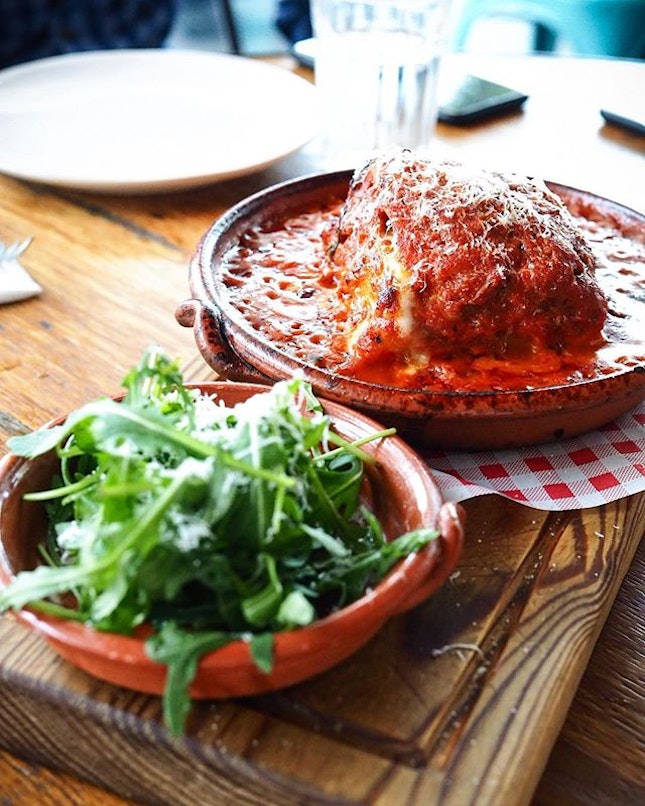 Delish lasagna from Jamie’s Italian.