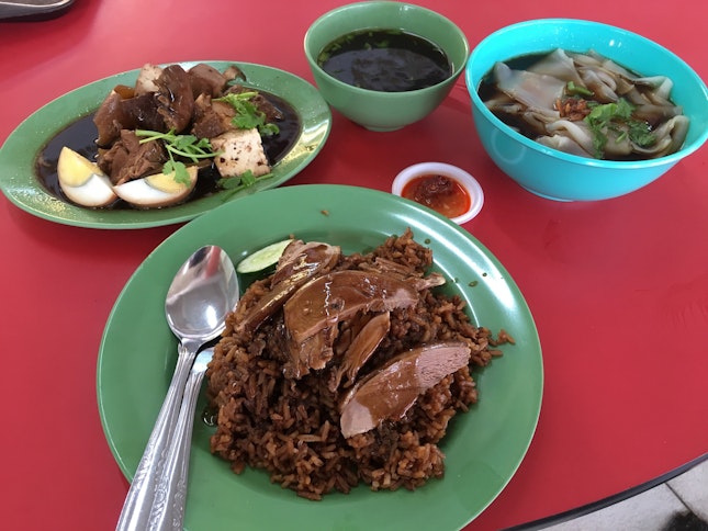 Braised Duck Rice And Kway Chap