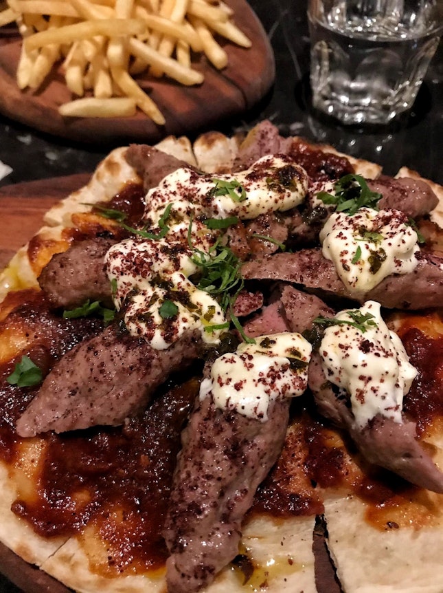Clay Oven-fired Beef Kebab ($24)