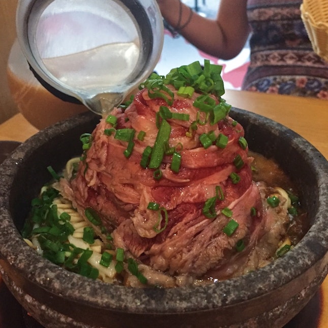 Sukiyaki Kazan Ramen ($17.80)