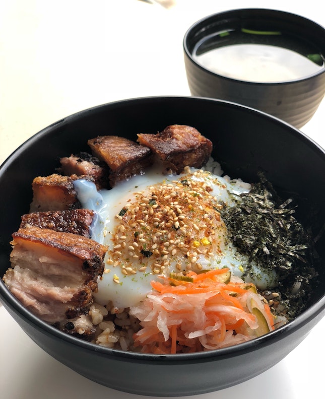 Iberico Pork Belly Don ($8.90 + $1 for Miso)