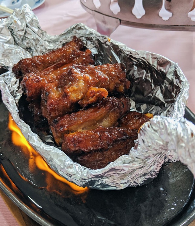 Fire Flame Pork Ribes ($34)