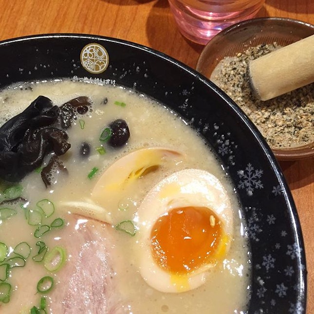 Back at Ramen Keisuke Tonkotsu King Four Seasons for a Winter Ramen because @melicacy wanted to check it out again.