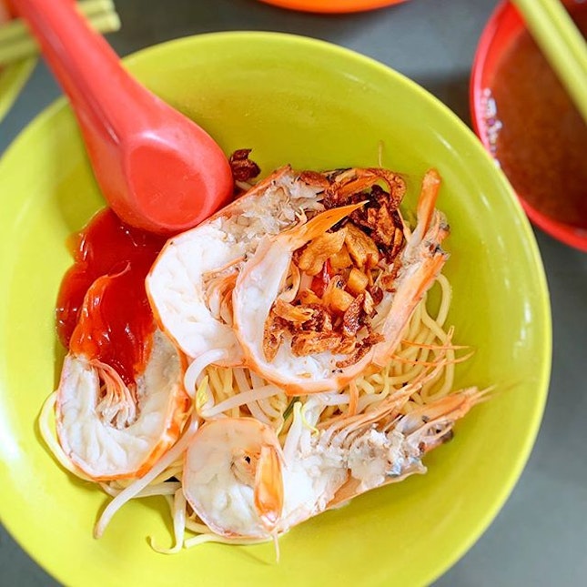 Prawn Mee (Dry) [S$6.00]
・
Got introduced to Jalan Sultan Prawn Mee and it’s yums!