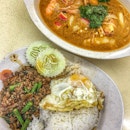 Tom Yum Soup & Basil Pork with Rice