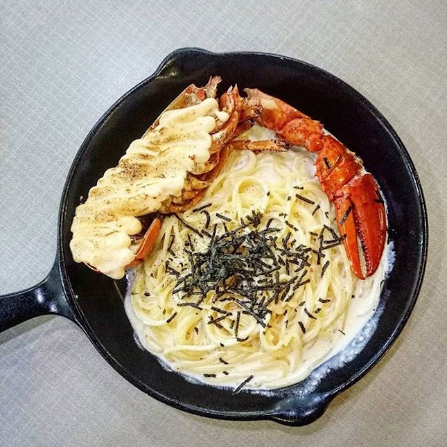 Mentaiko Lobster with Cream Pasta ($16.90)