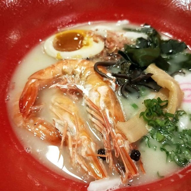 Prawn Tonkotsu Udon ($14.80) | Not really a fan of udon but this one takes the cake!