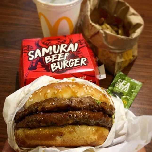 Double Samurai Beef Burger