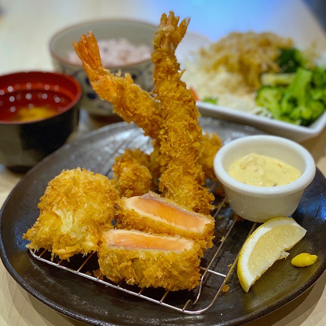 Assorted Seafood Katsu Set