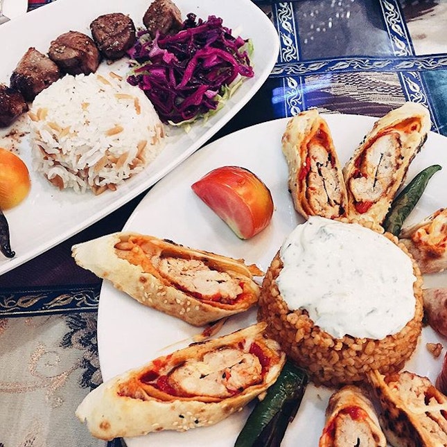 Turkish food for lunch w @juliaspills 😚 #vsco #vscom #vscophile #vscosg #vscofood #igsg #sgig #nomnom #food #foodie #fotd #foodgasm #foodstagram #burpple #burpplesg #onthetable #instafood #8dayseats #foodphotography #ighub #latergram #throwback #tbt #lunch #turkish #entertainerapp #oneforone