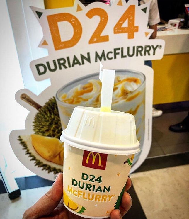 Durian mcflurry McDonalds Durian