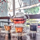 First stop at Joo Chiat, trying yuzu black tea ($12) at #tiferettearoom.