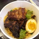 Pork Ribs Noodles with Egg from Fei Siong, pretty good.