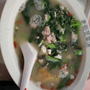 Double egg Spinach soup (Spinach Soup Stall #01-154)