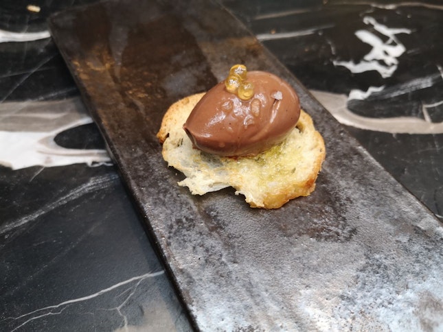Chocolate Ganache, Olive Oil Caviar(48++ Restaurant Week Menu)