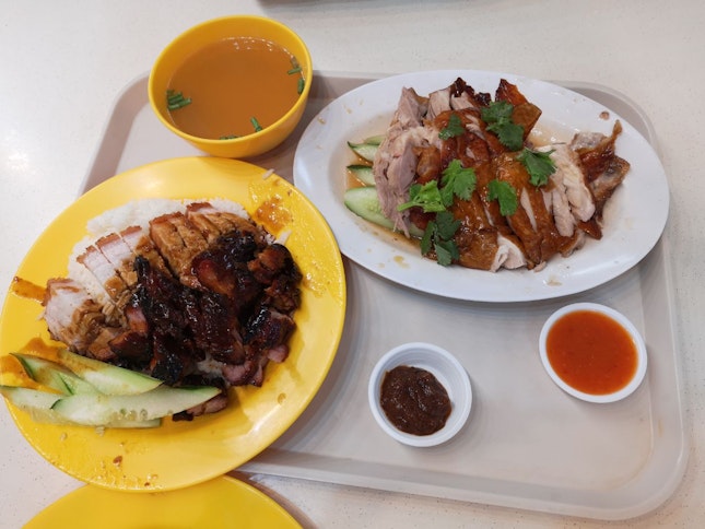 Char Siew, Roast Pork Rice + Ckn Thigh +Roast Duck Leg 13nett