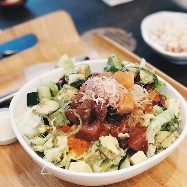 [SG] Super size Aloha Poke bowl ($15.95) from Rollie Ollie at PasarBella Suntec!